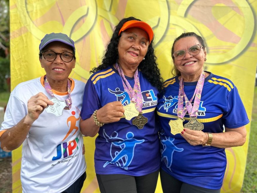 Mais de 400 idosos participam das provas de atletismo da 24ª edição das Olimpíadas da Terceira Idade