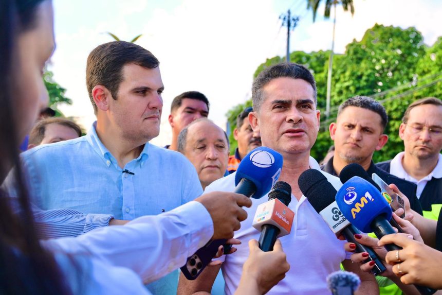 Prefeito David Almeida libera tráfego na avenida Mário Ypiranga após obra em tempo recorde