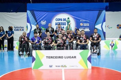 Equipe apoiada pelo ‘Manaus Olímpica’ conquista terceiro lugar na Copa de Acesso de Basquetebol em Cadeira de Rodas, no RJ