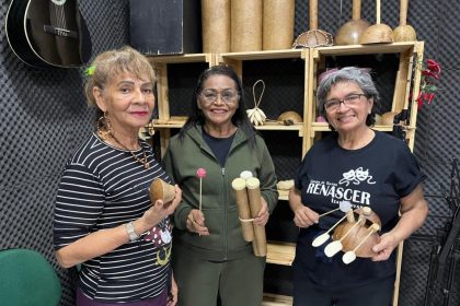 Apresentação musical marca o encerramento das oficinas de Bioinstrumentos da FUnATI