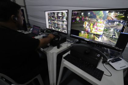 CCC mantém câmeras de monitoramento nos três locais do Réveillon Manaus 2025