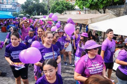 Janeiro Roxo: Fundação Alfredo da Matta realiza caminhada em campanha de conscientização sobre a hanseníase
