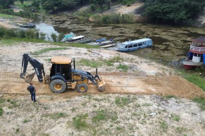 PMM inicia serviço de terraplanagem na comunidade Livramento