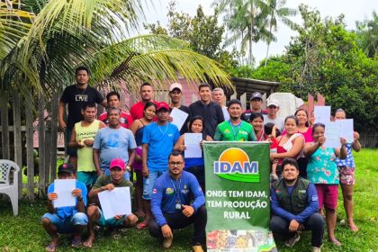 Em Tonantins, Idam emite documentos rurais e inscreve agricultores familiares no PAA