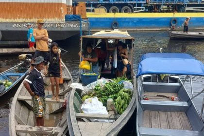 Em Amaturá, Idam entrega 10 toneladas de alimentos produzidos por agricultores familiares indígenas