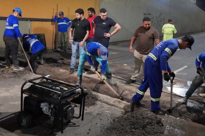 PMM inicia implantação de novas tampas do viaduto do São Jorge