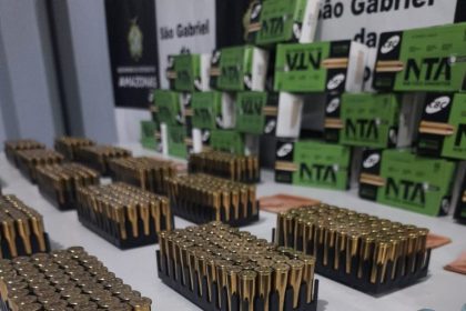 PC-AM prende homem e apreende mais de 800 munições e R$ 23 mil em São Gabriel da Cachoeira
