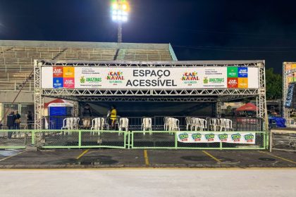 Carnaval na Floresta 2025: Governo do Amazonas disponibiliza estrutura acessível para pessoas com deficiência