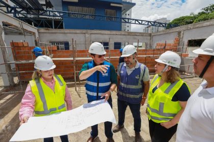 UGPE avança nas obras do novo Centro Integrado de Atenção à Criança e ao Adolescente (Caic)