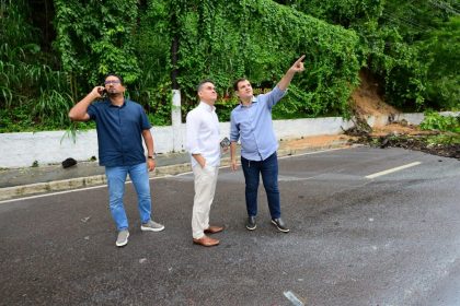 Prefeito determina liberação imediata da avenida Mário Ypiranga após serviços para conter desbarrancamento – Prefeitura Municipal de Manaus