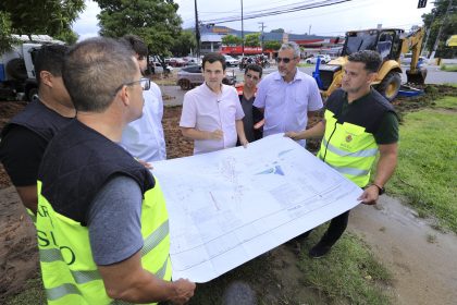 Intervenção viária é executada na Max Teixeira