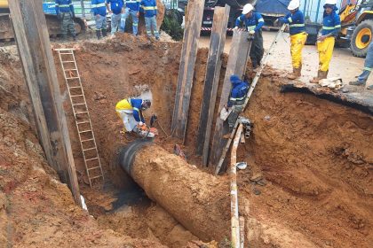 Ageman notifica Águas de Manaus para esclarecer novo rompimento de adutora na zona Oeste