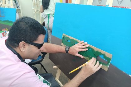 Com apoio da Prefeitura de Manaus, projeto de pintura artística para deficientes visuais tem inscrições abertas