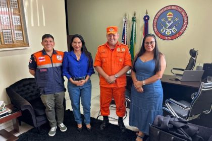 Corpo de Bombeiros e Prefeitura de Jutaí discutem implantação de base da instituição no município