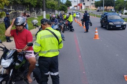 Operação ‘Cavalo de Aço’ apreende motocicletas irregulares na zona Norte