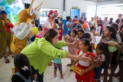 Prefeitura realiza ação ‘Páscoa na Floresta’ e inicia atividades da Semana Baré na zona ribeirinha