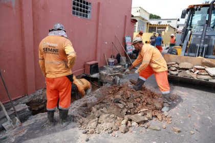 Prefeitura de Manaus realiza recuperação de rede de drenagem profunda no bairro Japiim 2