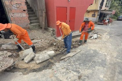 Prefeitura recupera rede de drenagem no bairro Colônia Santo Antônio para escoamento adequado das águas