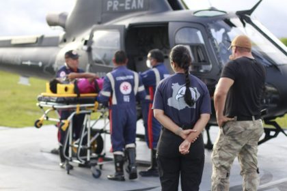 Departamento de Operações Aéreas da SSP-AM resgata homem que estava em estado grave de apendicite