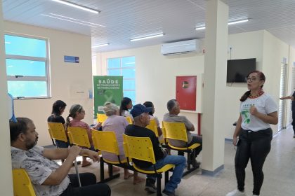 UBS Silvio Santos destaca prevenção de acidentes e doenças relacionadas ao trabalho em ação educativa