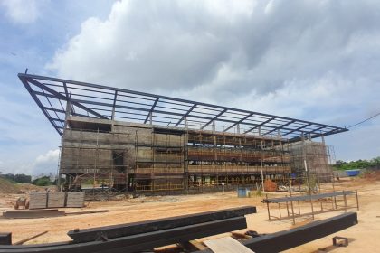 Prefeitura avança com obra da nova sede do Implurb e alcança 65% da construção