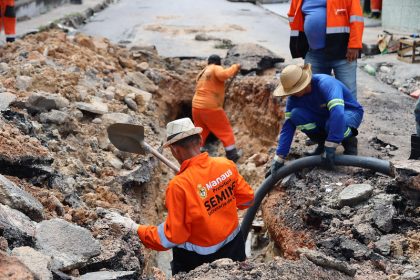 Prefeitura de Manaus realiza recuperação de rede de drenagem no Japiim