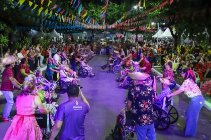 Prefeitura realiza festa junina ‘Respeito Não Tem Idade’ em alusão ao ‘Junho Violeta’