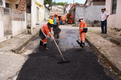 Prefeitura de Manaus intensifica obras do programa ‘Mutirão no Bairro’ no Alvorada