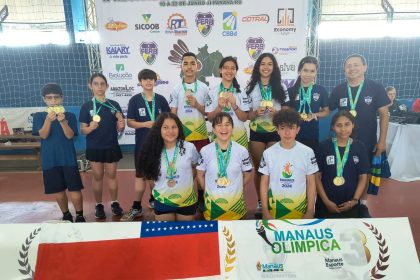 Atletas do ‘Manaus Olímpica’ conquistam medalhas no 2º Regional Norte de Badminton e vagas para o Top 16 nacional