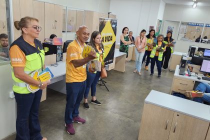 Prefeitura realiza ação de educação para o trânsito com servidores da Semad