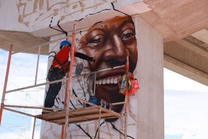 Arte urbana embeleza Complexo Viário Rei Pelé e confirma caráter inovador da obra realizada pela Prefeitura de Manaus