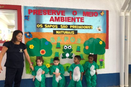 Creche da Prefeitura de Manaus realiza evento em comemoração ao Dia do Meio Ambiente