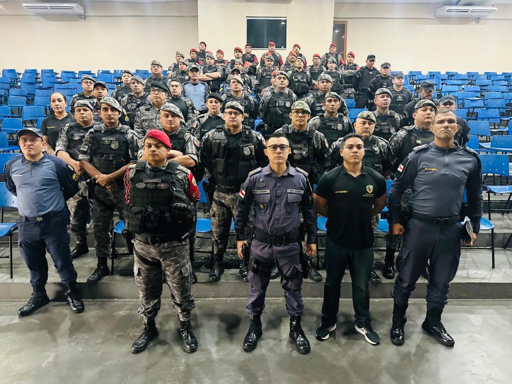 Festival de Parintins 2025: Polícia Militar do Amazonas realiza instrução de nivelamento para efetivo que vai atuar no evento