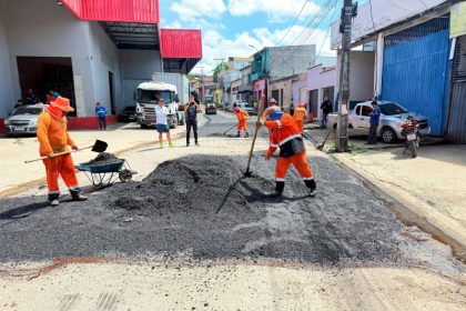 Prefeitura de Manaus dá continuidade aos serviços do ‘Mutirão no Bairro’ no conjunto Mutirão 
