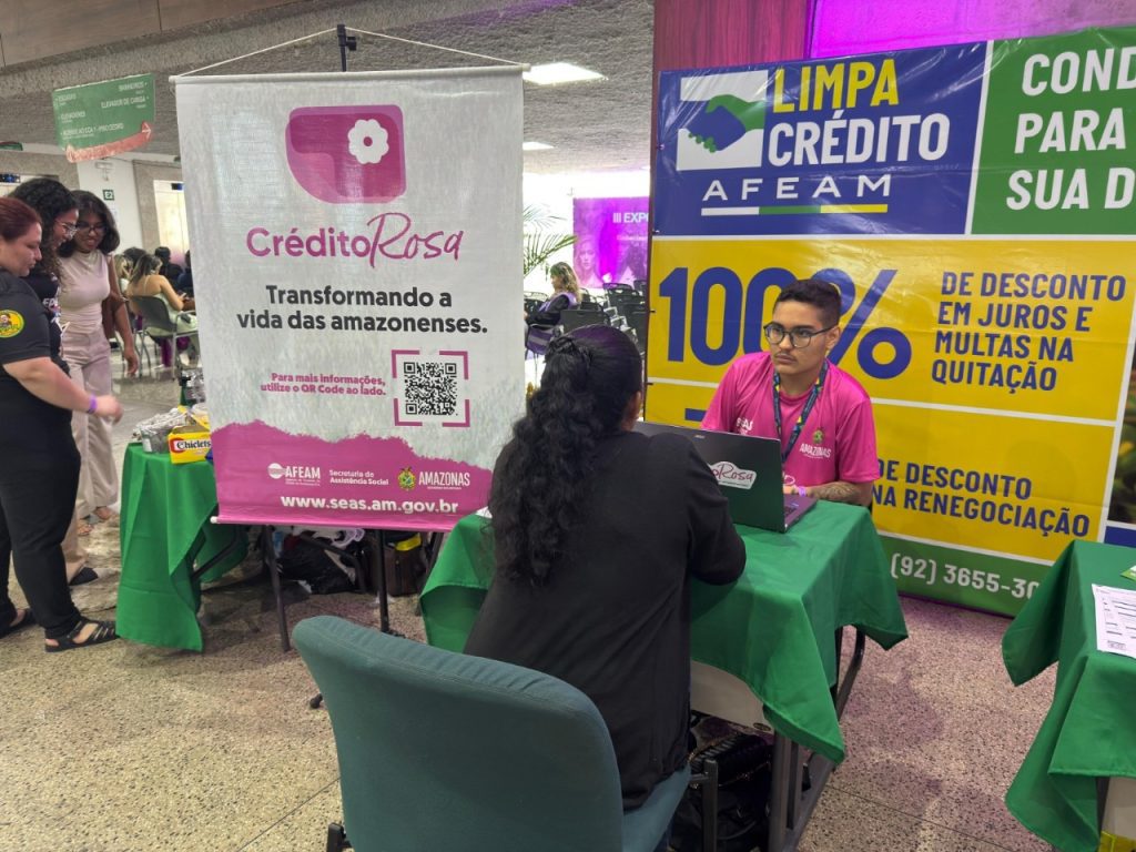 Seas oferece atendimento do Crédito Rosa na terceira edição da Expo Mulher OAB-AM