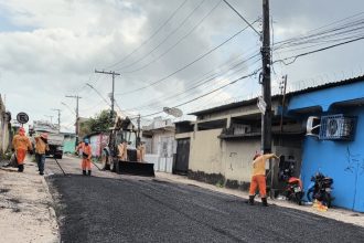 Prefeitura de Manaus recupera vias e reforça sistema de drenagem no bairro Colônia Santo Antônio