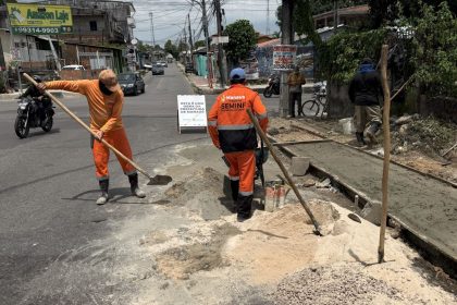 Prefeitura de Manaus garante mais segurança e acessibilidade em passeio público da avenida Coronel Sávio Belota