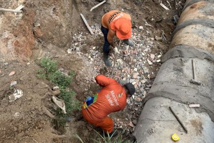 Prefeitura de Manaus realiza implantação de nova galeria subterrânea no bairro Monte das Oliveiras