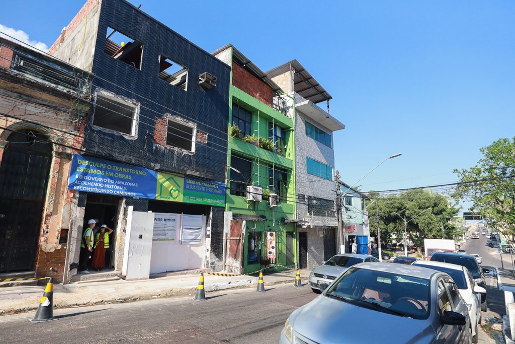 Governo do Amazonas avança nas obras da Casa de Passagem, para abrigar pessoas em situação de rua no Centro