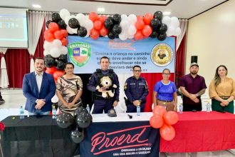 Em Guajará, Polícia Militar do Amazonas inicia implantação do Proerd em escolas da rede de ensino do município