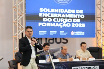 Prefeito David Almeida anuncia novo concurso e destaca fortalecimento da Guarda Municipal de Manaus