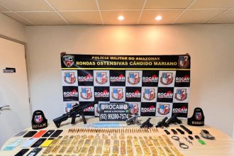 Polícia Militar do Amazonas apreende mais de 70 quilos em barras de ouro e prende seis suspeitos de contrabando e extorsão
