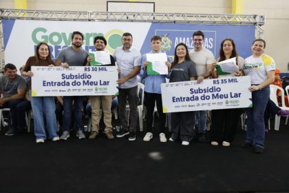 Durante a 27ª edição do Governo Presente, governador Wilson Lima entrega certificados do Subsídio Entrada do Meu Lar