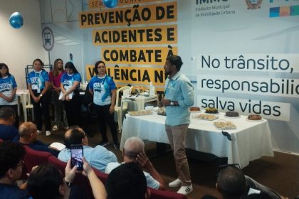 Servidores do IMMU participam de ação de prevenção à saúde do homem da prefeitura