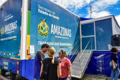 Carreta da Saúde fará atendimentos nas zonas centro-sul e norte de Manaus