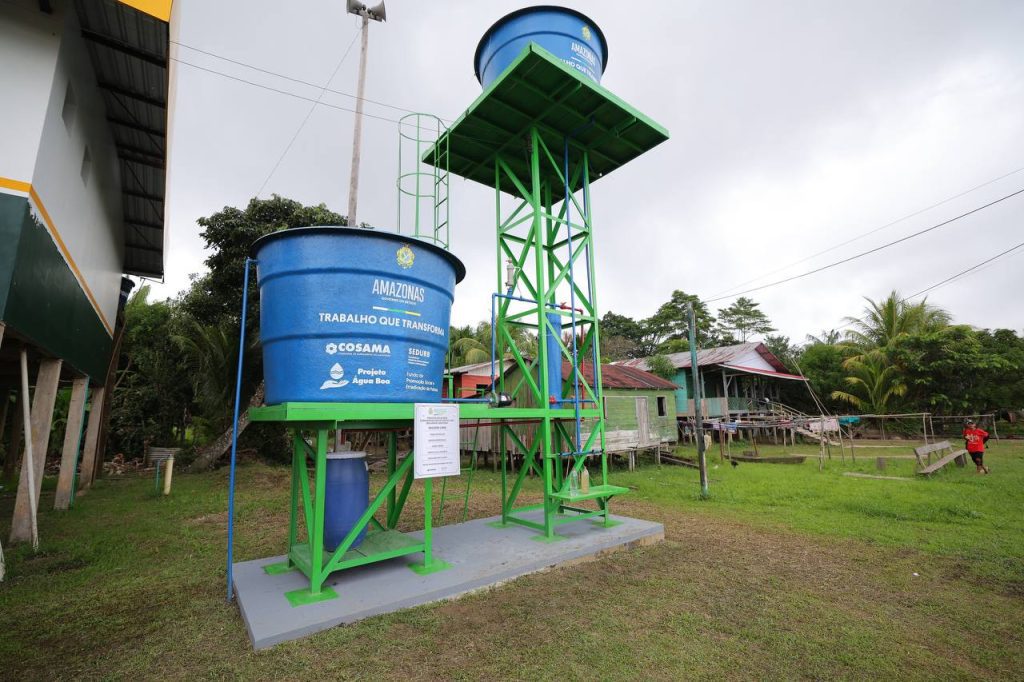 Em Benjamin Constant, governador Wilson Lima inaugura Projeto Água Boa e iluminação pública de LED