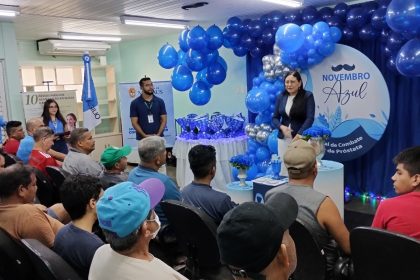 Equipes da prefeitura promovem ação de saúde na abertura do ‘Novembro Diabetes Azul’