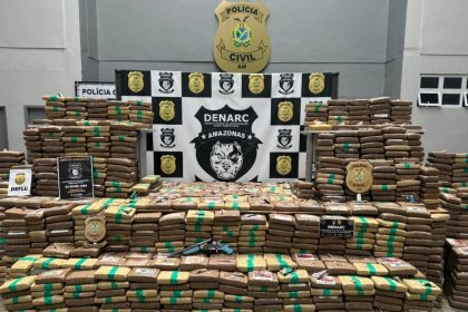 Polícia Civil do Amazonas apreende mais de uma tonelada de maconha skunk e calcula prejuízo de R$ 44,4 milhões ao narcotráfico