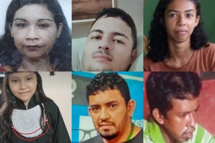 Polícia Civil do Amazonas divulga imagens de seis desaparecidos em Manaus e solicita apoio da população