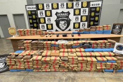 Polícia Civil apreende quase 300 quilos de maconha tipo skunk em Manaus e prende suspeito